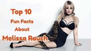 Top 10 Fun Facts About Melissa Rauch | The Big Bang Theory | Celebrities | Sky world