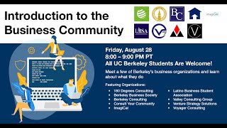 Introduction to the Business Community [UC Berkeley]