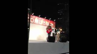 2012.2.6札幌雪まつり 奥村慎也ライブ リハ