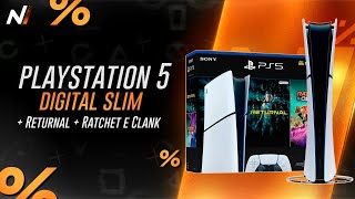 PlayStation 5 Digital Slim + Returnal e Ratchet e Clank | BLACK FRIDAY 2024 | ‹ Nerd Indica ›