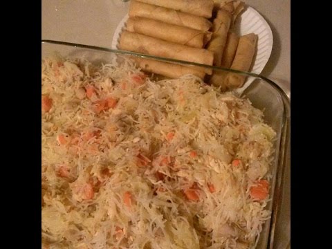 Grandma Nena's Spring Roll and Pancit Recipe