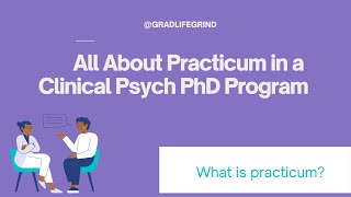 What is Practicum? | Clinical Psychologist Training