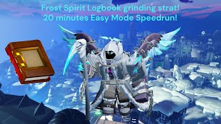 Frost Spirit Logbook grinding strat! Solo Easy Mode Speedrun! TDS Roblox