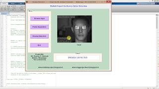Driver Drowsy Detection Using Matlab