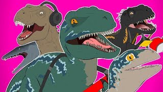 ♪ JURASSIC WORLD FALLEN KINGDOM THE MUSICAL REMIX - Animated Song