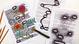 How to Make Blackout Poetry - Art and Literacy Activity | Zart Art