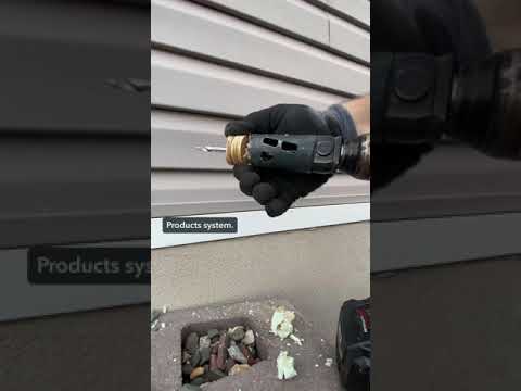 Drilling Vinyl Siding Tip - YouTube