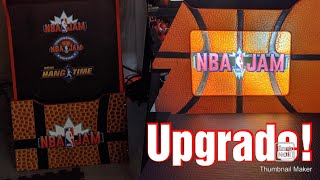 NBA JAM - Tulsa Arcade’s Arcade1up Backlit Riser Replacement Panel Installation