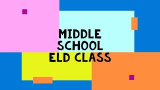 2021 Summer Learning Academy BASIC MS ELD writing