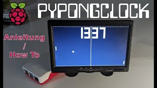 PyPongClock DIY #raspberrypi #pong #clock #gamer