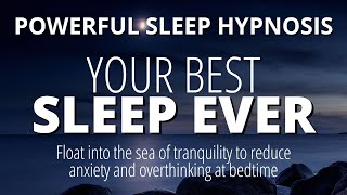 Deep Sleep Guided Meditation and Sleep Hypnosis | Reduce Stress and Anxiety | Dark Screen Experience
