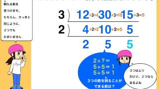 最小公倍数と最大公約数の式（倍数・約数シリーズ）