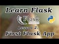 Creating your first Flask app - Flask Tutorial (Part 2)
