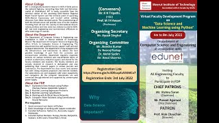 Virtual FDP on Data Science and Machine Learning using Python Day3(06/July/2022)_Yogesh Raje