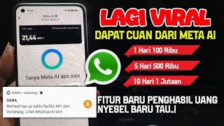 100% BISA CUAN🤑 CARA MENDAPATKAN UANG DARI META AI WHATSAPP - SALDO DANA GRATIS - FITUR META AI WA