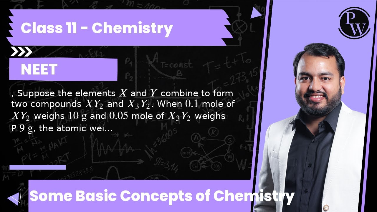 , Suppose The Elements X And Y Combine To Form Two Compounds X Y_2 And ...