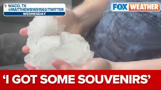 'These Are Nuts': Texas Saw Up To Softball-Sized Hail As Damaging Storms Ripped Across State