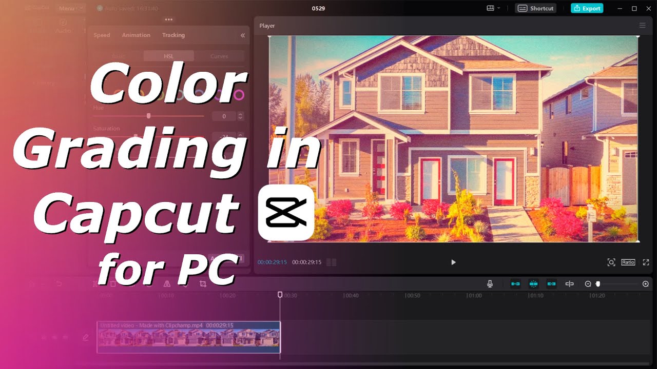 Video Color Grading In Capcut For Pc Youtube