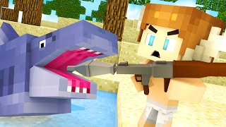 Minecraft - Who's Your Mommy? - KILLING JAWS THE SHARK !? (Minecraft Kids Roleplay)