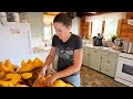 Canning 47 Quarts of Pumpkin | Best Pumpkin Soup I've Ever Made