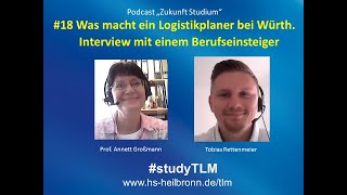 Was macht ein Logistikplaner bei Würth. Interview mit einem Berufseinsteiger. Zukunft Studium #18