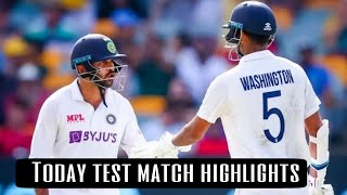 India vs Australia 4th Test 2021 Highlights| Day 3, Aus 21/0 |IND vs AUS | Part 4