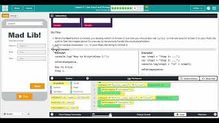 Code.org Event-Driven Programming Lesson 7 #9