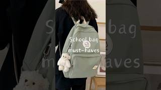 school bag must-haves #aesthetic #aesthetictips #viral #fypage #tips