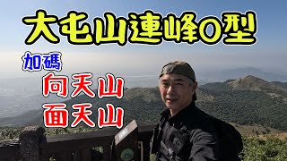 小百岳 大屯山連峰 向天山 面天山 O型 南峰西峰路徑濕滑下雨天不宜