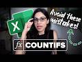 Solving Excel COUNT Problems with COUNTIFS Function (practice file included)