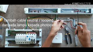 HOW TO INSTALL A PHOTOCELL SENSOR - cara mudah pemasangan photocell