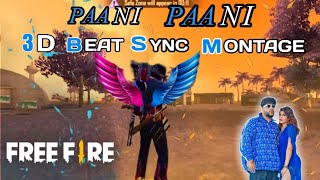 Pani Pani 3D Montage F F || Pani Pani Free Fire Beat Syne (HD Gamer 01)