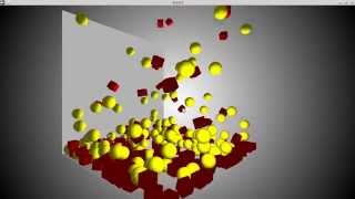 Nvidia Physx openframeworks solid bouncing test