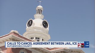 Calls to cancel agreement between Rutherford County, TN jail, ICE