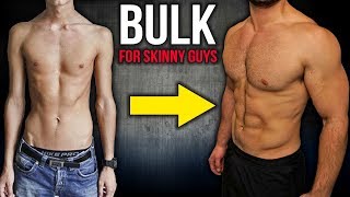 How to Build Muscle and BULK For SKINNY GUYS (Workout and Diet!!)