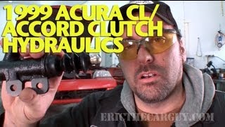 Replacing Clutch Hydraulics 1999 Acura CL/Accord -EricTheCarGuy