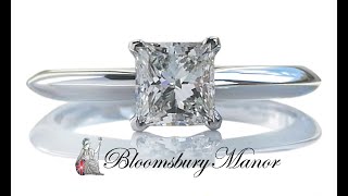 Tiffany \u0026 Co. Novo 0.83tcw F/VVS2 Diamond Engagement Ring