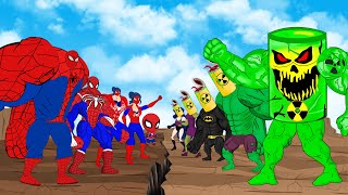 Evolution Of SPIDERMAN \u0026 Superheroes Vs Evolution Of MONSTER RADIATION: Who Is The King Of Monsters