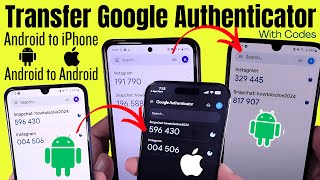 How To Transfer Google Authenticator To New Phone Fast! - in 2026- Android - iPhone - Android