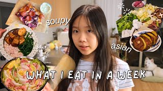 what i eat in a week in winter ⛄️ asian foods i love, meal prep, seattle diaries