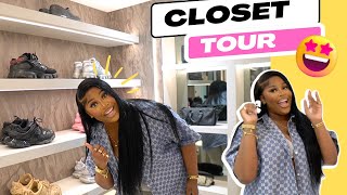 I PUT A MIRROR ON THE CEILING!! MY LUXURY DRESSING ROOM TOUR 💖✨