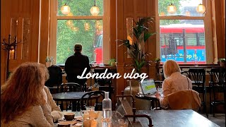 London vlog / My favourites London cafes☕️ / London florist daily life🌷