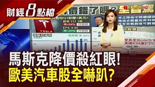 馬斯克不想賺錢?價格戰打到股價趴地! 特斯拉今年真能推出\