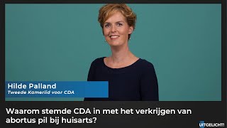 Uitgelicht! 8 april 2022 - Hilde Palland (CDA) over verkrijgen abortuspil bij de huisarts