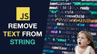 Javascript. Remove text from a string