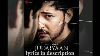 Judaiyaan Darshan Raval karaoke track- ft.shreya ghosal