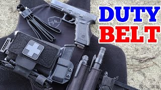 How to setup a CONCEALED DUTY BELT | POLICE AND SECURITY TRAINING