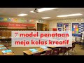 model penataan meja kelas kreatif