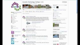 Overview of Facebook Page for Schools