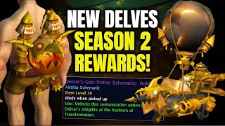 All New Delves Season 2 Rewards! New Mounts, Transmogs \u0026 More! WoW The War Within | Patch 11.1